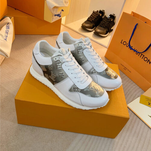 High Quality Luxury Louis Vuitton Run Away Sneakers – Style 28323