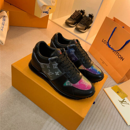 High Quality Luxury Louis Vuitton Run Away Sneakers – Style 47523