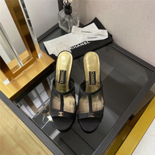High Quality Luxury Chanel High Heel Sandals – Style 20966 alternate view