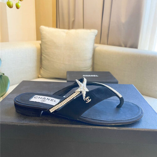 High Quality Luxury Chanel Flat Slippers – Style 20614 product detail