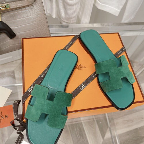 High Quality Luxury Hermes Flat Sandals Slippers – Style 24707 product detail