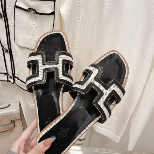 High Quality Luxury Hermes Flat Sandals Slippers – Style 59171 product detail