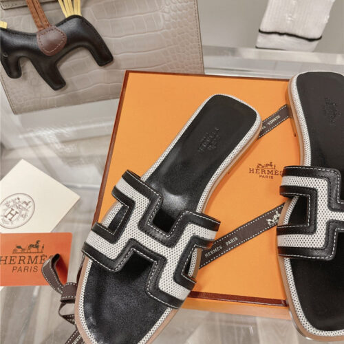 High Quality Luxury Hermes Flat Sandals Slippers – Style 59171 product detail