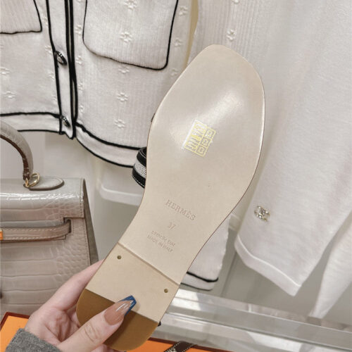 High Quality Luxury Hermes Flat Sandals Slippers – Style 59171 product detail