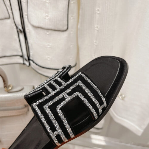High Quality Luxury Hermes Flat Sandals Slippers product detail