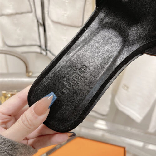 High Quality Luxury Hermes Flat Sandals Slippers product detail