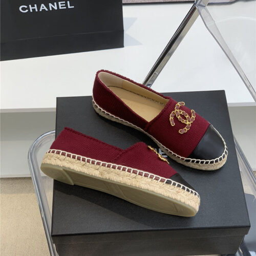 High Quality Luxury Chanel Logo Flat Shoes – Style 24582 product detail