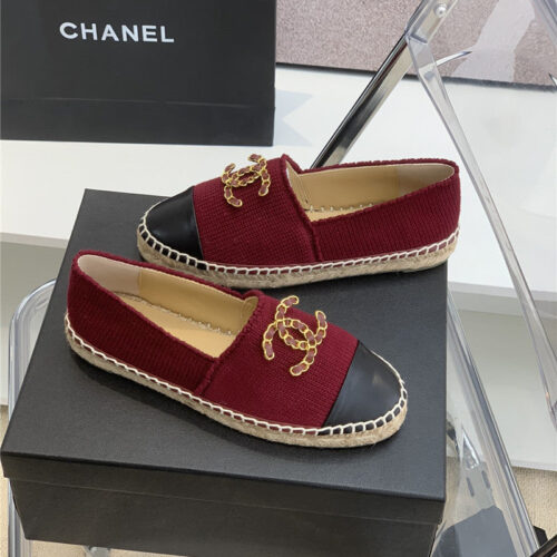 High Quality Luxury Chanel Logo Flat Shoes – Style 24582 product detail