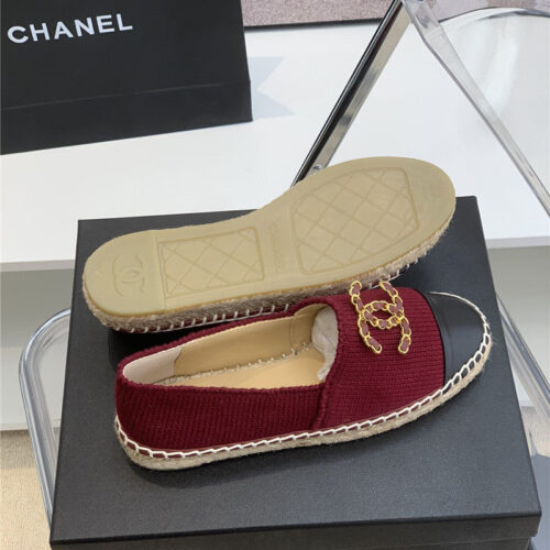 High Quality Luxury Chanel Logo Flat Shoes – Style 24582 product detail