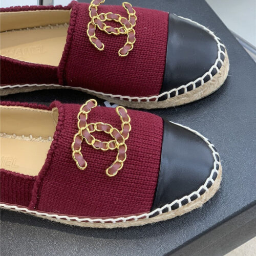 High Quality Luxury Chanel Logo Flat Shoes – Style 24582 product detail