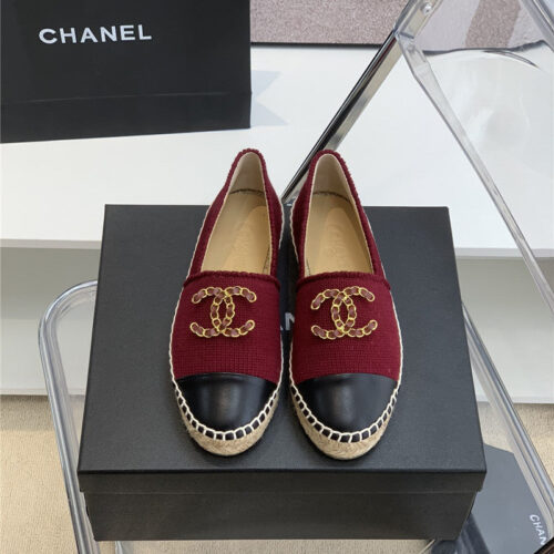 High Quality Luxury Chanel Logo Flat Shoes – Style 24582 alternate view