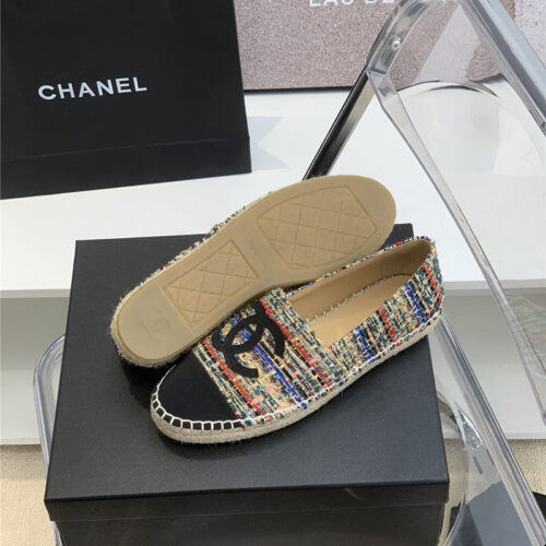 High Quality Luxury Chanel Logo Flat Shoes – Style 55654 product detail