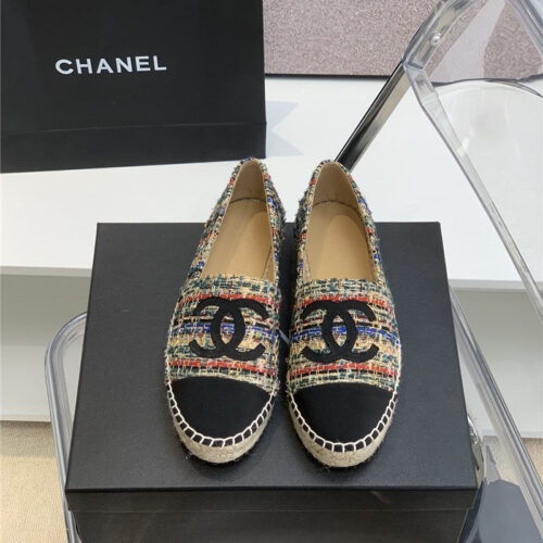 High Quality Luxury Chanel Logo Flat Shoes – Style 55654 alternate view