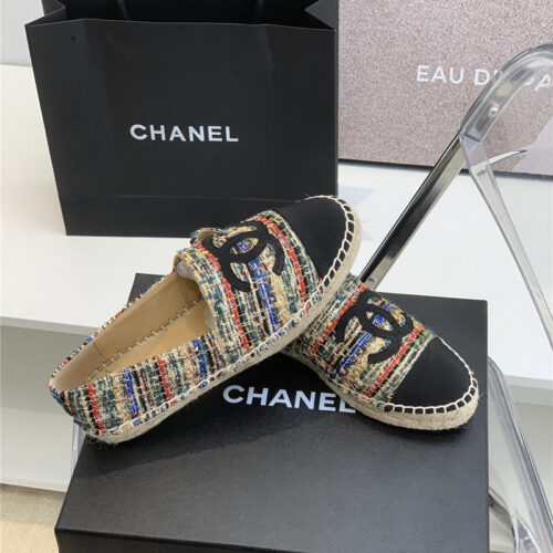 High Quality Luxury Chanel Logo Flat Shoes – Style 55654 product detail