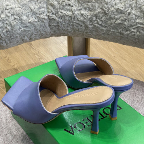 High Quality Luxury Bottega Veneta Classic High Heel Slippers Sandals product detail