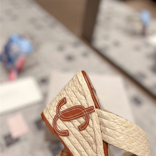 High Quality Luxury Jimmy Choo Hand-Woven Platform Sandals product detail