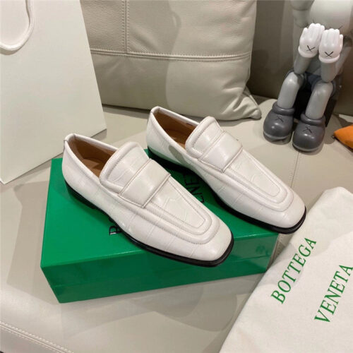High Quality Luxury Bottega Veneta Croc-Print Loafers