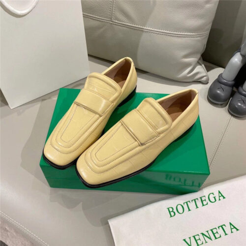 High Quality Luxury Bottega Veneta Croc-Print Loafers – Style 23142
