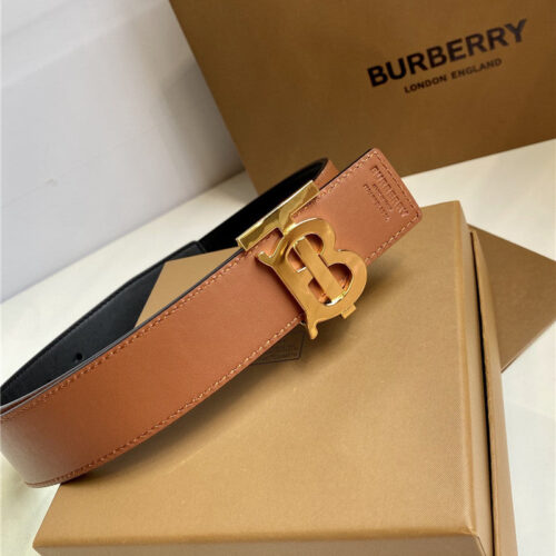 High Quality Luxury Burberry B Buckle Belt alternate view