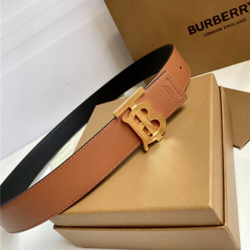 High Quality Luxury Burberry B Buckle Belt product detail