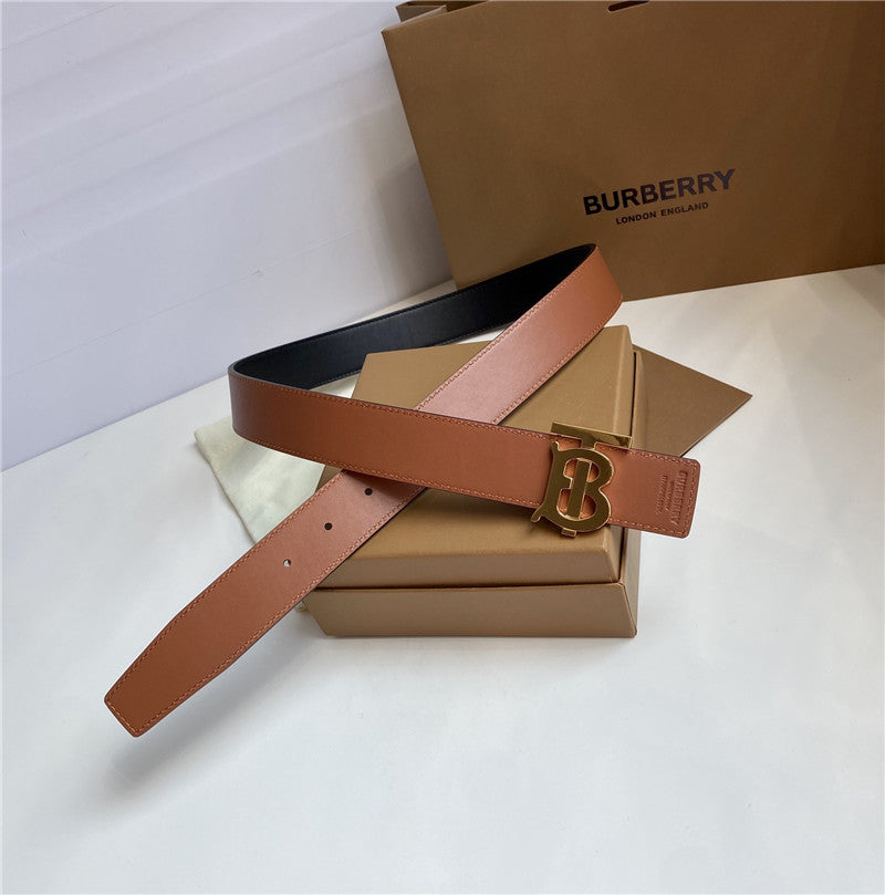 High Quality Luxury Burberry B Buckle Belt