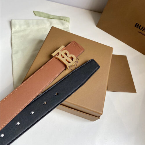 High Quality Luxury Burberry B Buckle Belt product detail