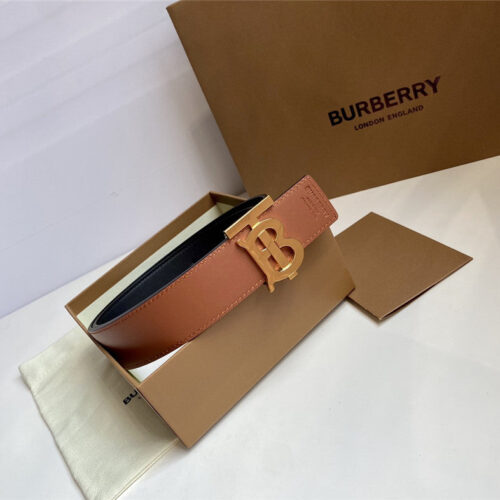 High Quality Luxury Burberry B Buckle Belt product detail