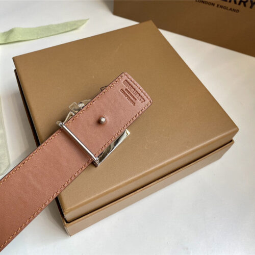High Quality Luxury Burberry B Buckle Belt – Style 59366 product detail