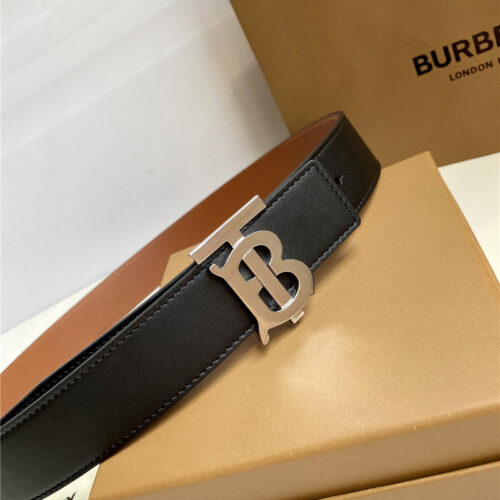 High Quality Luxury Burberry B Buckle Belt – Style 59366 product detail