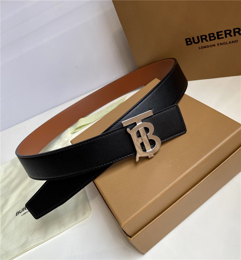 High Quality Luxury Burberry B Buckle Belt – Style 59366