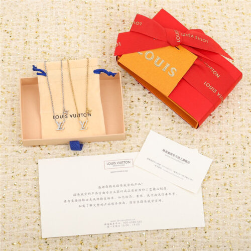 High Quality Luxury Louis Vuitton Green Belt Diamond Necklace product detail