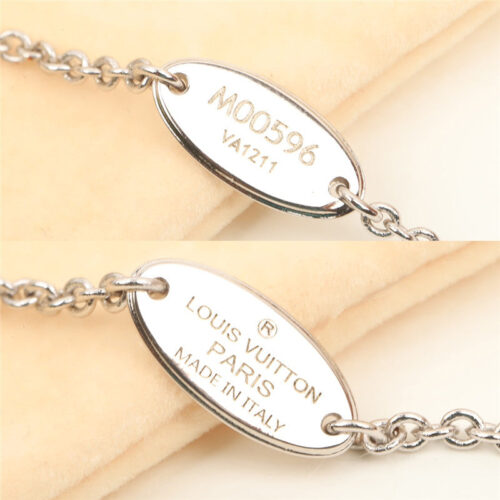 High Quality Luxury Louis Vuitton Green Belt Diamond Necklace product detail