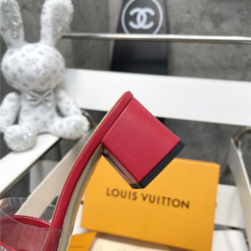 High Quality Luxury Louis Vuitton Transparent Hot Diamond Sandals – Style 59331 product detail