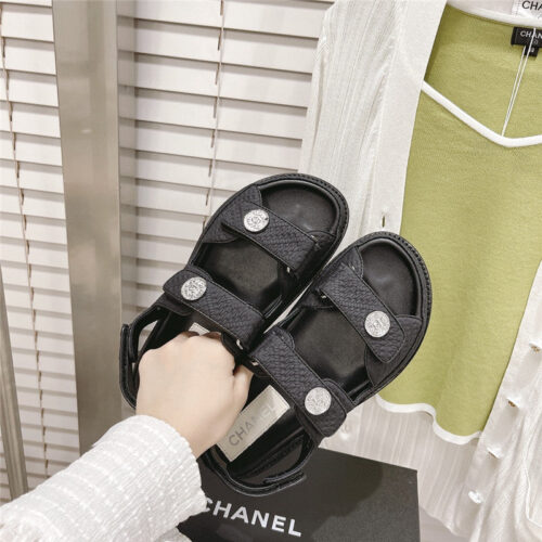 High Quality Luxury Chanel Spring Summer Vacation Sandals – Style 85158 product detail