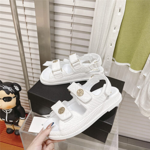 High Quality Luxury Chanel Spring Summer Vacation Sandals – Style 88550 product detail