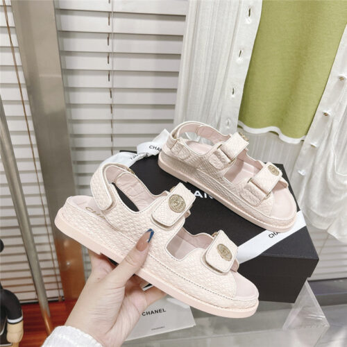 High Quality Luxury Chanel Spring Summer Vacation Sandals – Style 24710 product detail