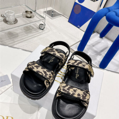 High Quality Luxury Dior Velcro Sandals Womens – Style 09894 product detail