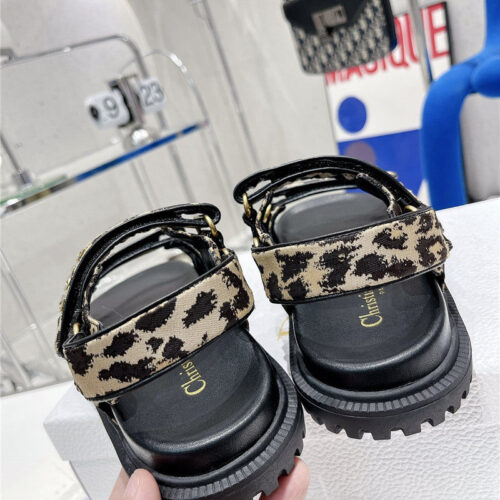 High Quality Luxury Dior Velcro Sandals Womens – Style 09894 product detail
