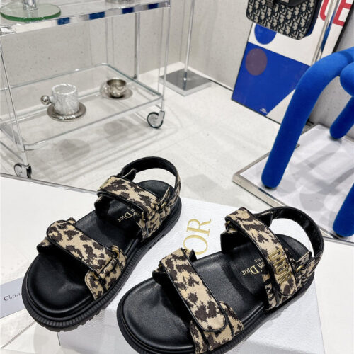 High Quality Luxury Dior Velcro Sandals Womens – Style 09894 alternate view