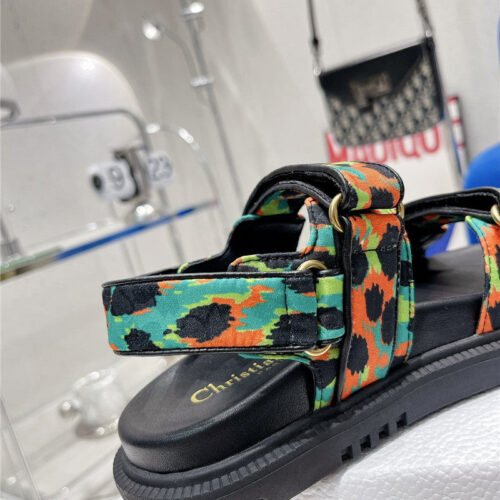 High Quality Luxury Dior Velcro Sandals Womens – Style 04806 product detail