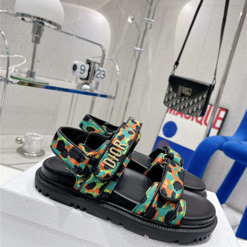 High Quality Luxury Dior Velcro Sandals Womens – Style 04806