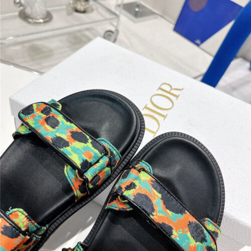 High Quality Luxury Dior Velcro Sandals Womens – Style 04806 product detail