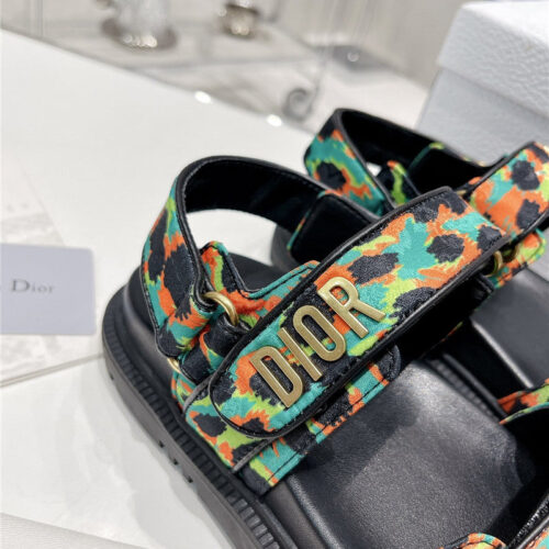 High Quality Luxury Dior Velcro Sandals Womens – Style 04806 product detail