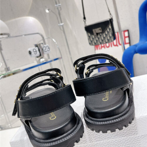 High Quality Luxury Dior Velcro Sandals Womens – Style 32486 product detail