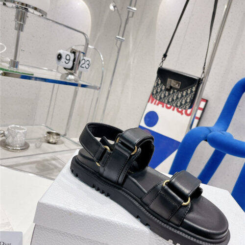High Quality Luxury Dior Velcro Sandals Womens – Style 32486 product detail