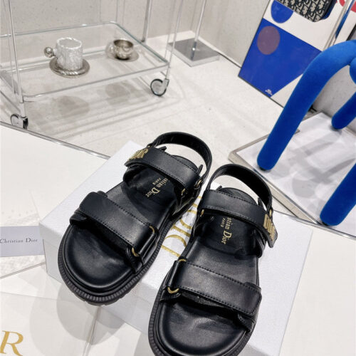 High Quality Luxury Dior Velcro Sandals Womens – Style 32486 product detail