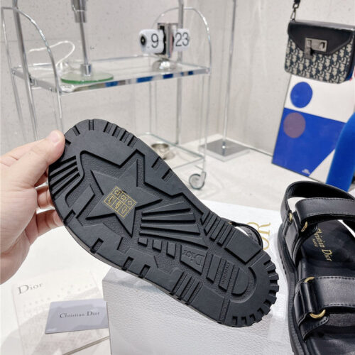 High Quality Luxury Dior Velcro Sandals Womens – Style 32486 product detail