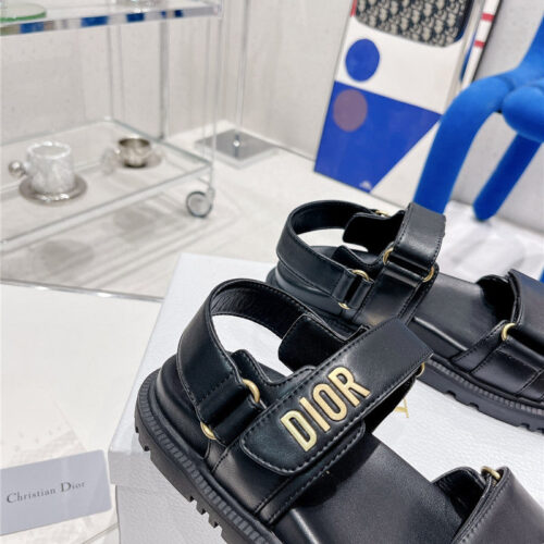 High Quality Luxury Dior Velcro Sandals Womens – Style 32486 product detail