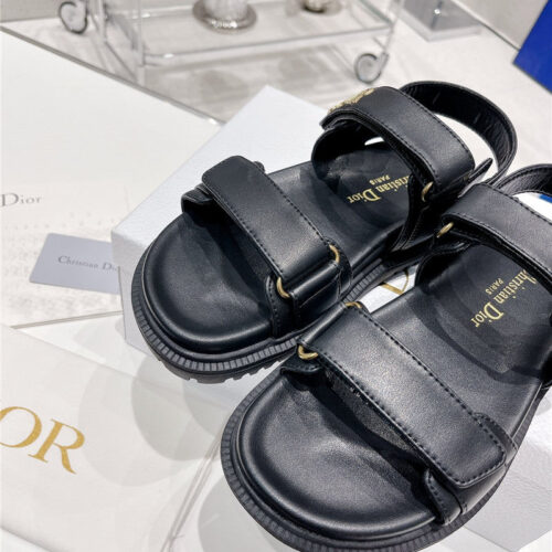 High Quality Luxury Dior Velcro Sandals Womens – Style 32486 product detail