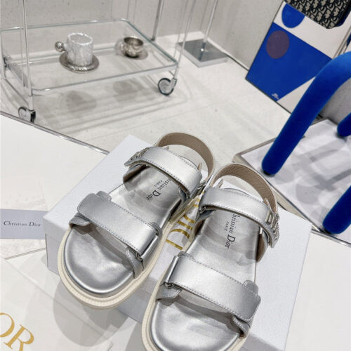 High Quality Luxury Dior Velcro Sandals Womens product detail